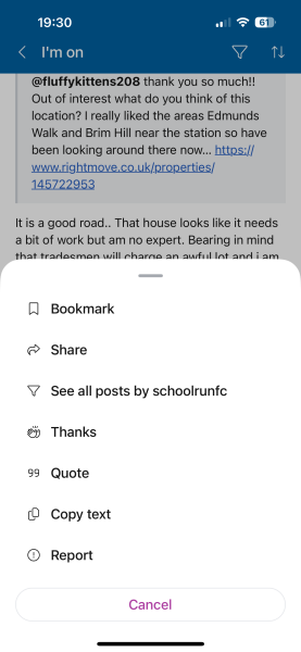 Someone reacted to you post message
