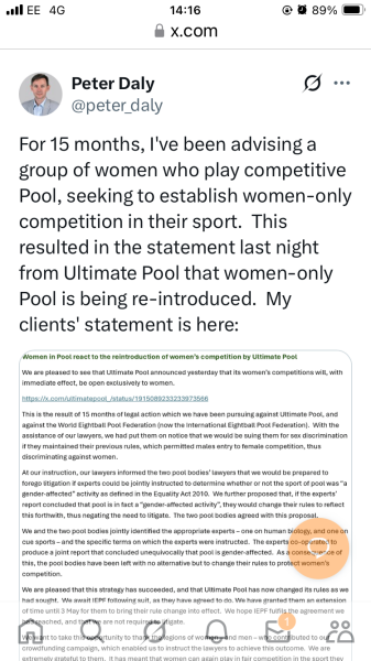 Elite sports people speaking up!
