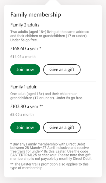 Added extras on day out cost - ask first!!!