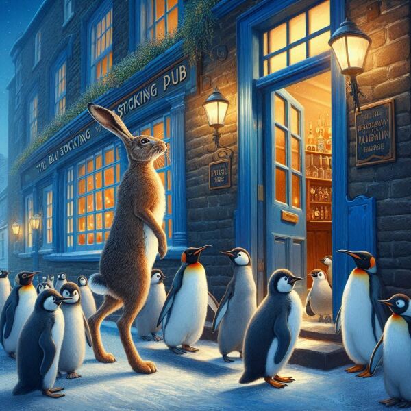 The Bluestocking - where women are women, and small furry animals are gerbils, quokkas,  capybaras, or a red panda called Rosy