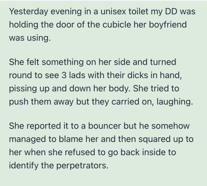 Anyone else also tired of the protests trying to focus only on toilets?