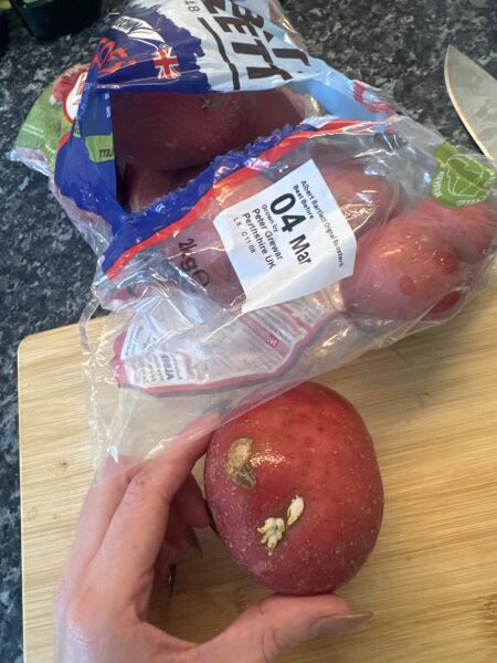 Out of date potatoes.. are they safe?