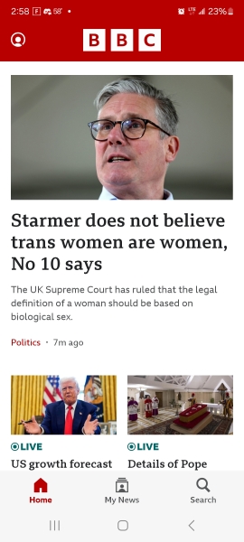 Finally a response from Keir Starmer to SC ruling.