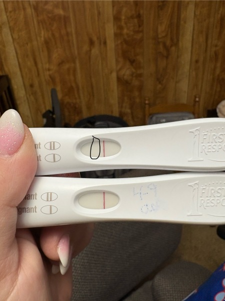 This is my test from this morning compared to yesterdays