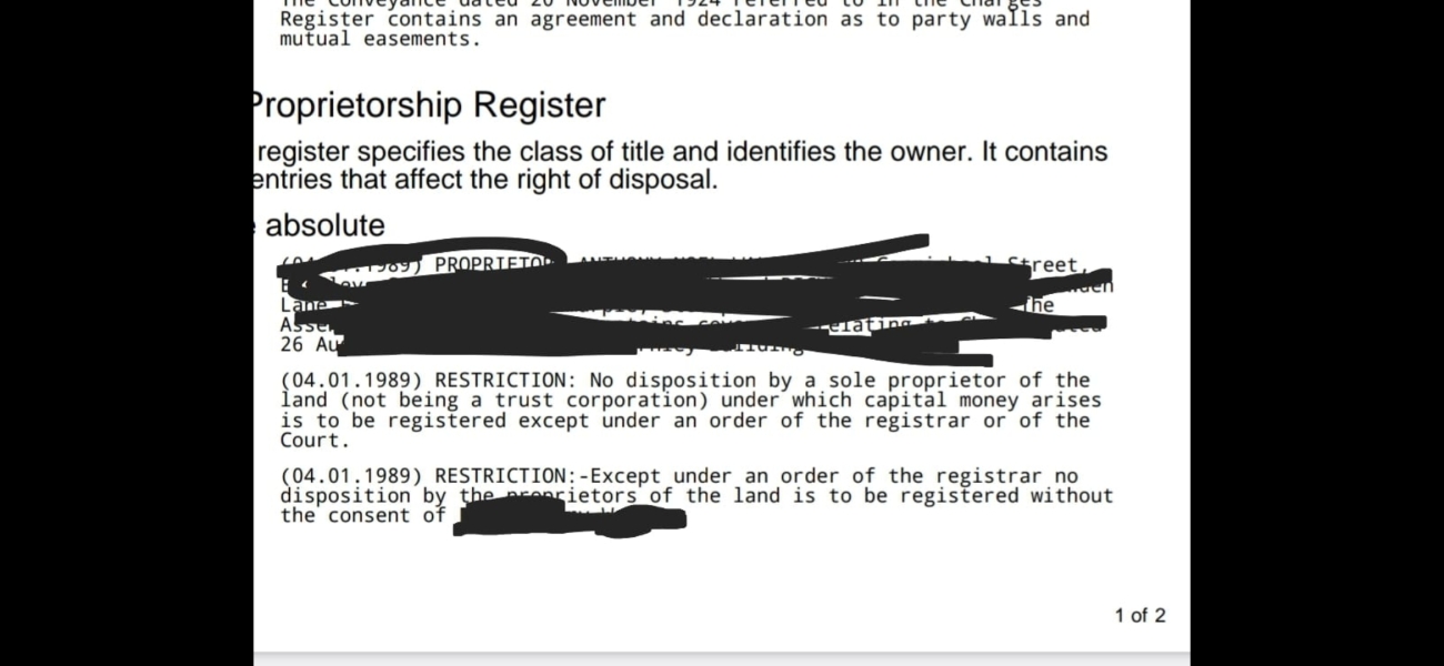 Who owns the property