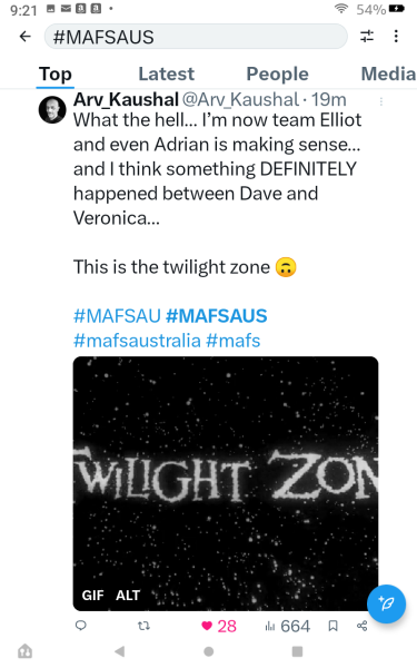 MAFSAUS Thread 8: (No Spoilers) - Bogans & ferals & gym before sex time, Clint is deluded, clothing that’s  fashion crime, and the retreat has now picked up the pace, it made Jamie want to punch Lauren in the face….