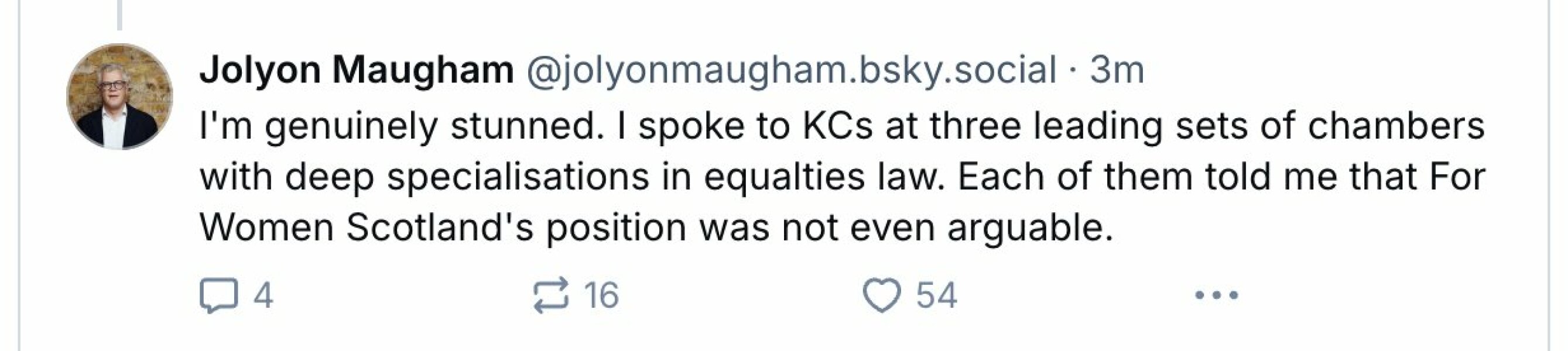 FWS v Scottish Ministers will be handed down Weds 16th April at 9.45am