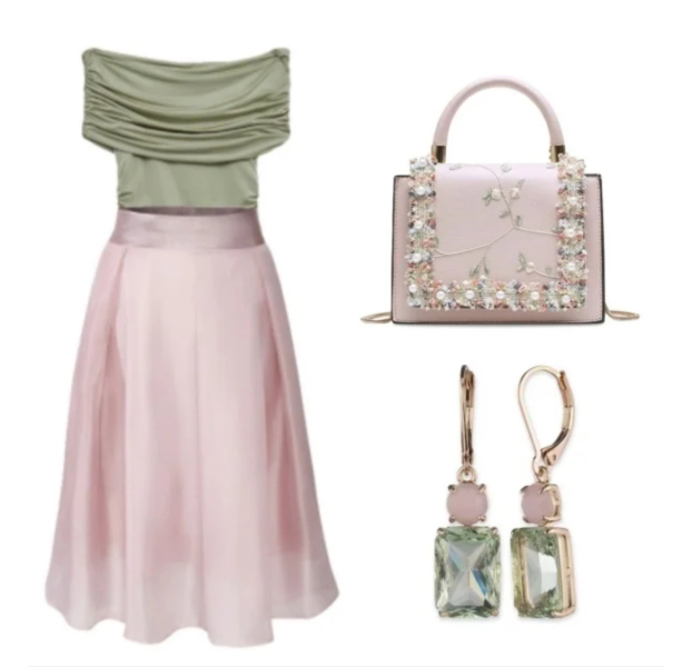 What top to wear with this skirt- wedding guest