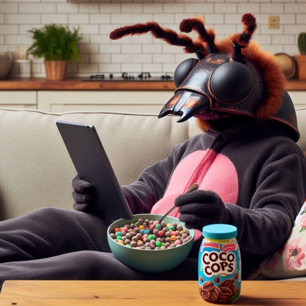 To wonder who is buying chocolate cereal