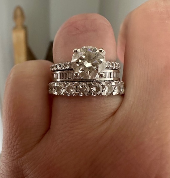 What type of eternity ring would you add to this combo...