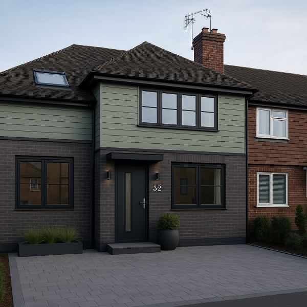 How would you improve the exterior of this house?