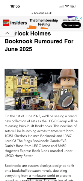 To show me your Lego collection?