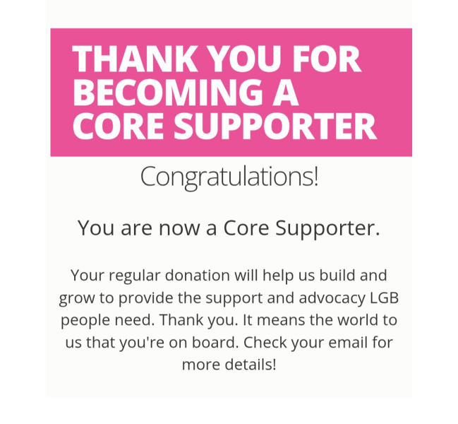 Get the violins out - Stonewall is "in crisis"