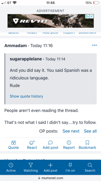 To think that Spanish is a ridiculous language?