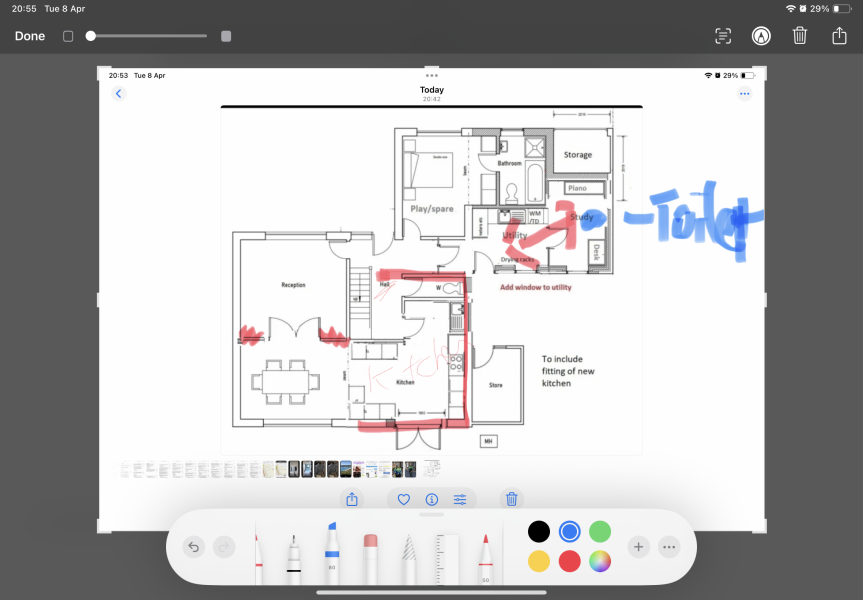 Sorry another floor plan… awkward shaped rooms and a long list of requirements!