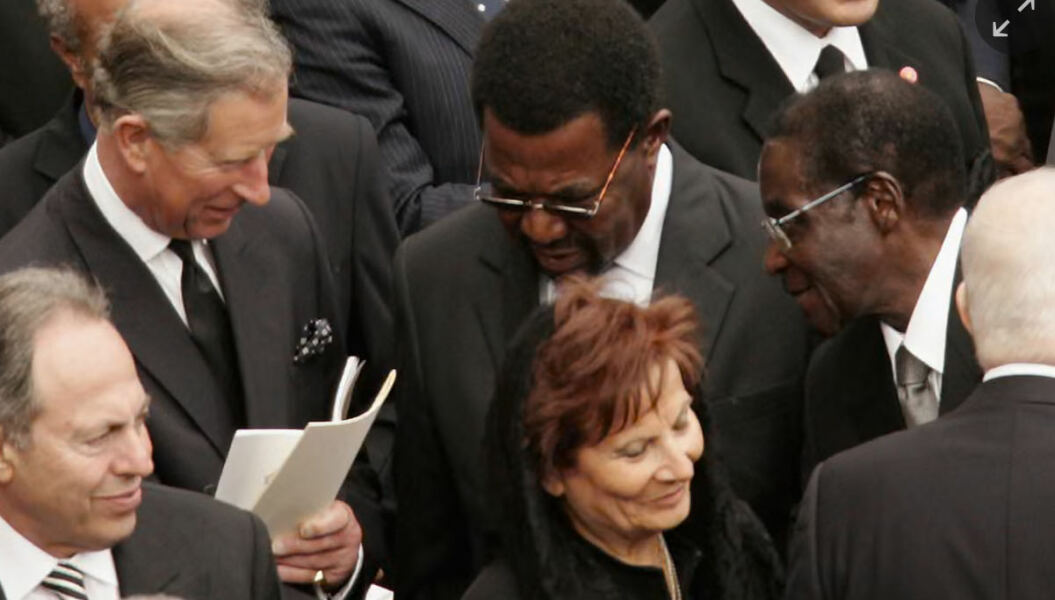 Prince William not in black at Pope's funeral