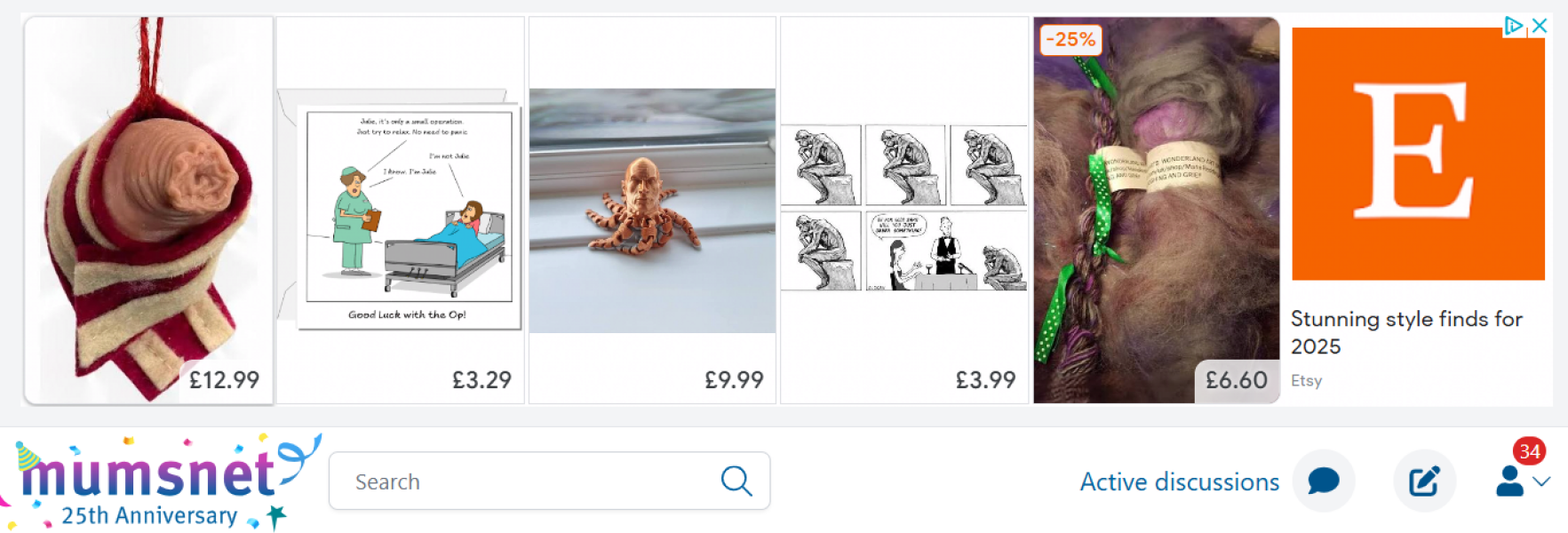 To ask you what on earth these things are in the Etsy ad?