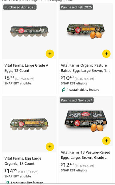 To be annoyed how much groceries cost?