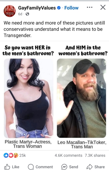 To be shocked by a transwoman guest on Jeremy Vine today asking a female caller what sex she is - and whether she’s “been tested?”