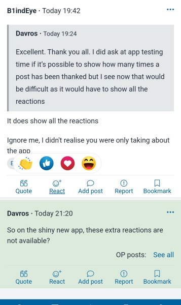 Someone reacted to you post message