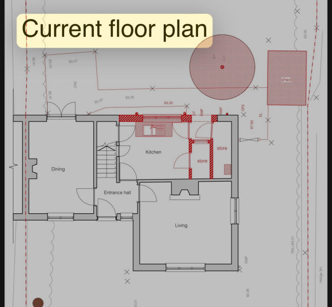 Could you put in a downstairs WC/basin here?