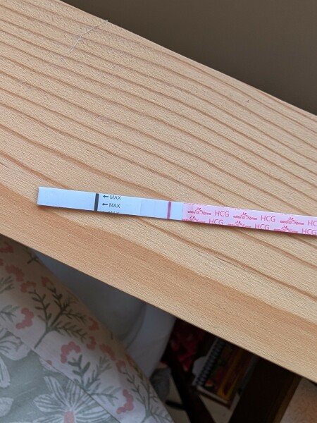 2 yrs trying, PCOS, and I think this is positive...?