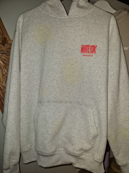 Please help! I've ruined my daughters whitefox hoody