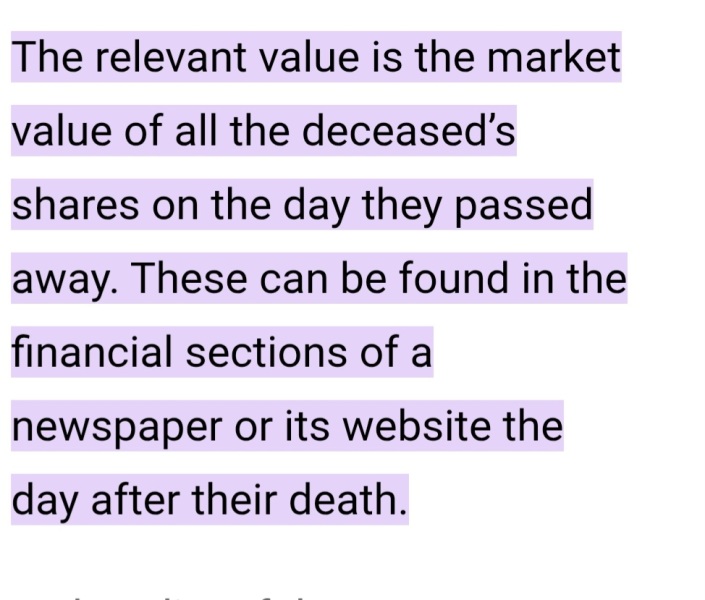 Stock markets, inheritance, i don't understand