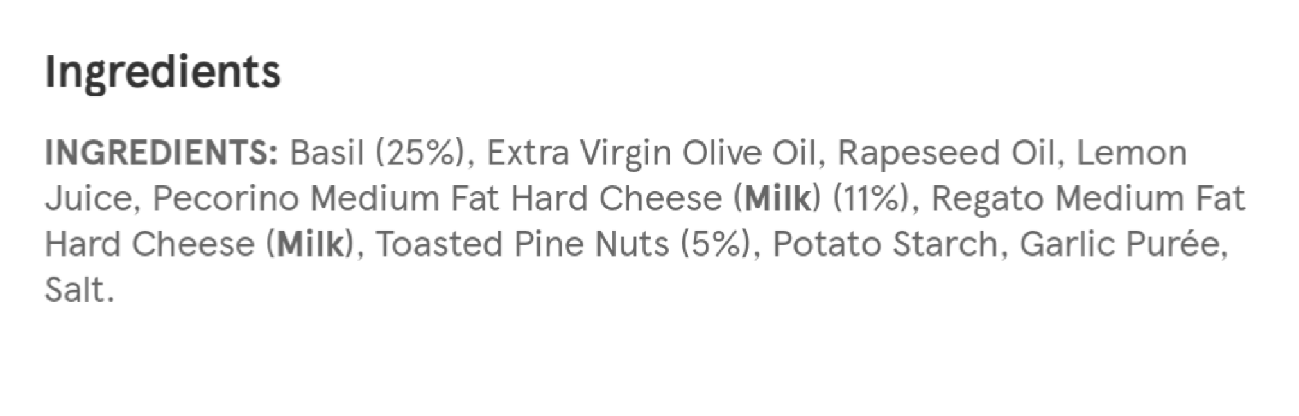 Pesto in lunch box - nut free school