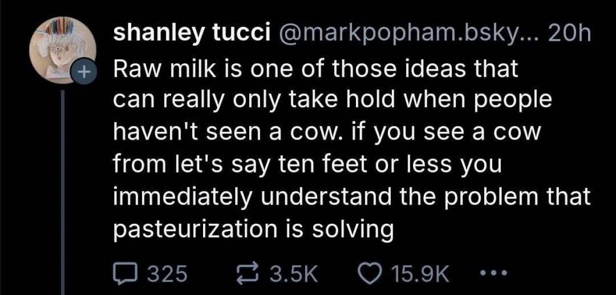 To switch to Raw milk?