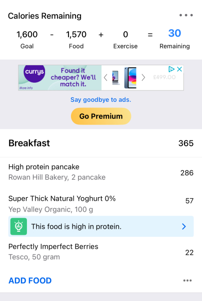 To think calorie counting can help get some control over my eating?!