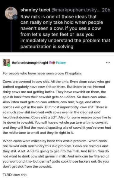 To switch to Raw milk?