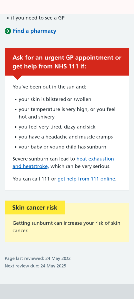 Sunbed Shock