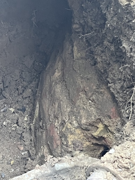 Victorian ice house under drive?