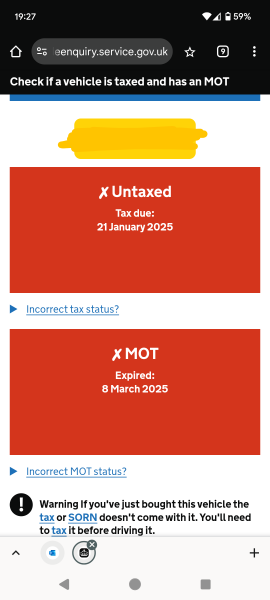 Reported my neighbours' car
