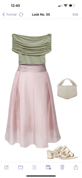 What top to wear with this skirt- wedding guest