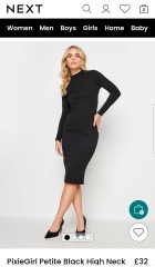 A black dress suitable for a funeral