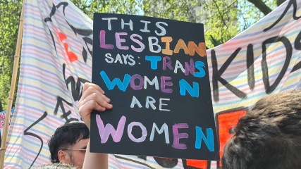 Trans protest- sharing for balance