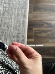 9dpo I think and see the faintest line 👀