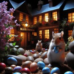 The Bluestocking Arms Women's Pub, where women make friends with Beetles, Androids, Cakes, Dragons, Hedgehogs and other women, where wit and wisdom flourish