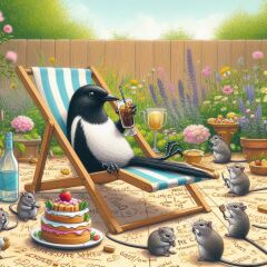 The Bluestocking - where women are women, and small furry animals are gerbils, quokkas,  capybaras, or a red panda called Rosy