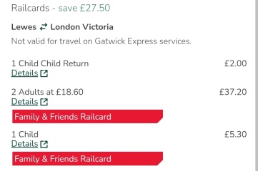 To not understand how a railcard works