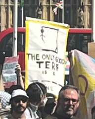 Trans activists deface statue of feminist hero Millicent Fawcett