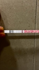 Clear blue test. Evap line or positive
