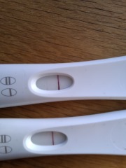 Faint positive or evap