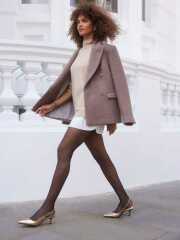 Closed toe slingbacks and tights?