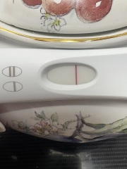 Clear blue line! Yes or no?