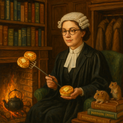 The Bluestocking - where women are women, and small furry animals are gerbils, quokkas,  capybaras, or a red panda called Rosy