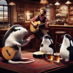 The Bluestocking Arms Women's Pub, where women make friends with Beetles, Androids, Cakes, Dragons, Hedgehogs and other women, where wit and wisdom flourish