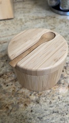 A good cooking salt container - not for the table